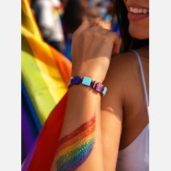 Armb�nd m. rainbow stav